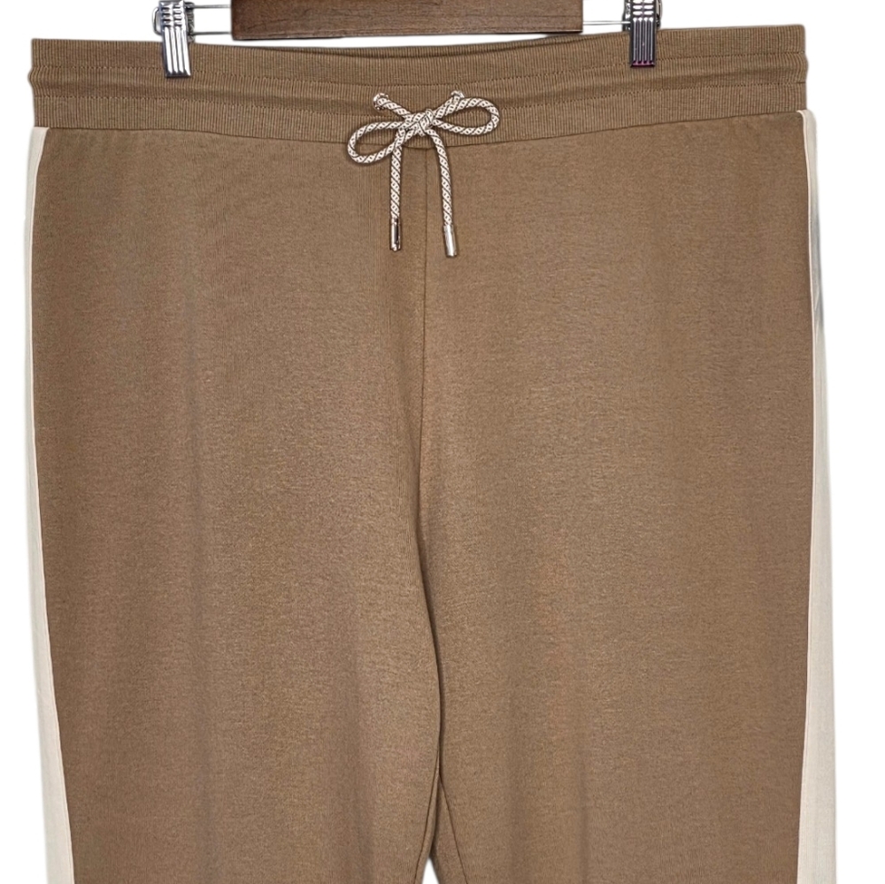 Nautica Tan Side-Stripped Jogger Pants Size XL - Picture 4 of 8